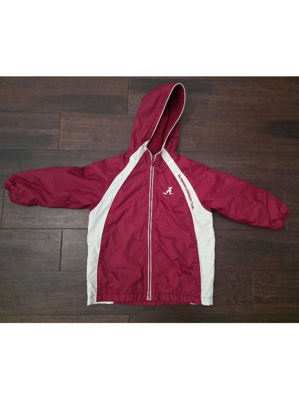 Vintage Alabama Crimson Tide toddler hooded jacket by Red Oak Sportswear size 4T
